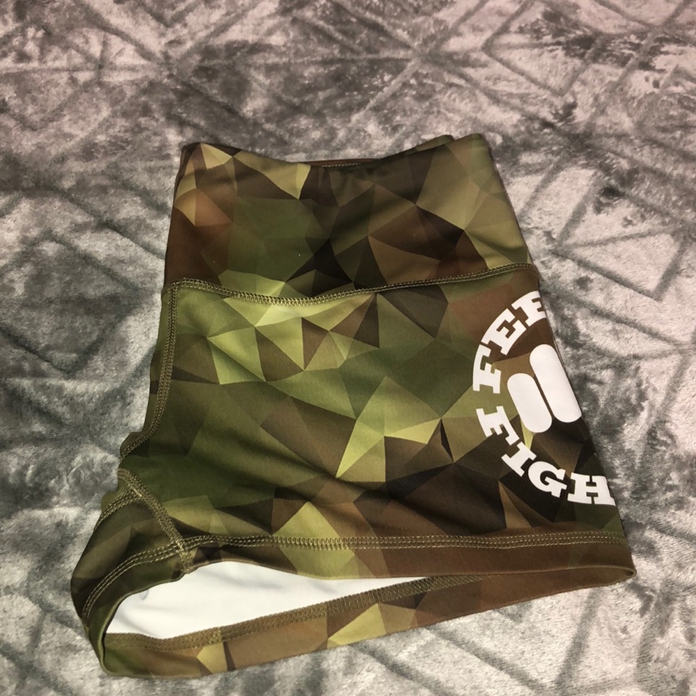 Feed Me Fight Me Spandex Shorts